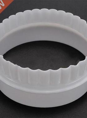 6Pcs/Set Kitchen Round Plastic Scalloped Fluted Cookie