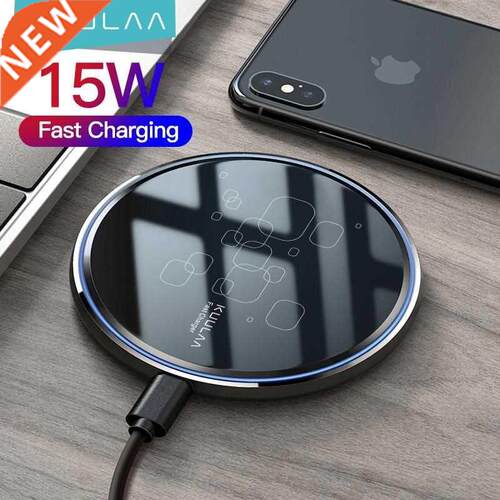 KUULAA 15W Qi Wireless Charger For Xiaomi Mi 9 Pro Mirror Wi