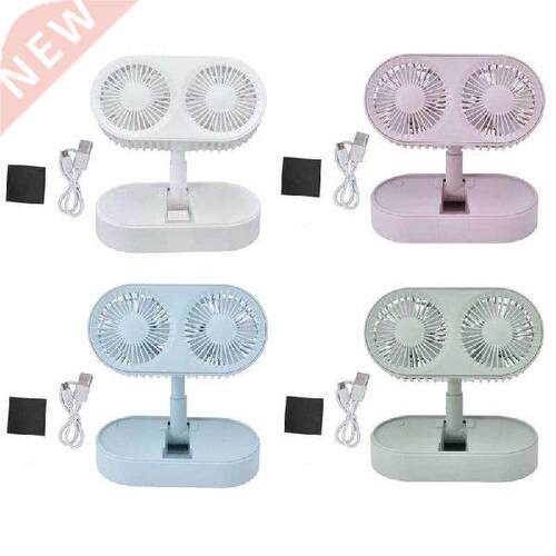 Double Fan Desktop Fan Low Noise Operation for Office for