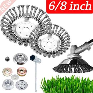 Garden Steel Wire Grass Trimmer Head Rounded Edge Weed Trimm