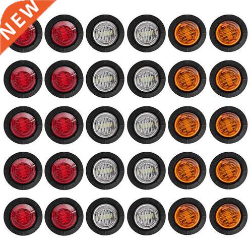 DRL 12V 24V LED Side Marker Light Auto Trucks Lorry Trailer
