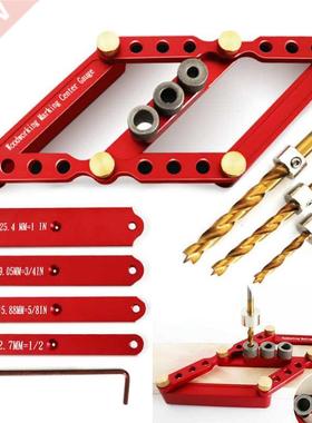 3-in-1 Center Drill Puncher Scriber Round Dowel Puncher Jig