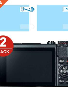 2x LCD Screen Protector Protection Film for Canon Powershot