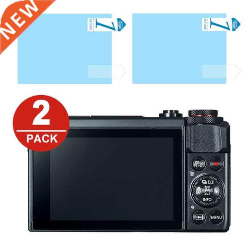 2x LCD Screen Protector Protection Film for Canon Powershot