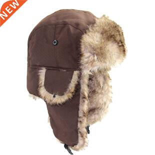 Mens Women Unisex Warm Trapper Aviator Trooper Earflap Winte