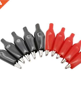 10Pair 27/5/44mm Metal Alligator Clips With Plastic Boot G9