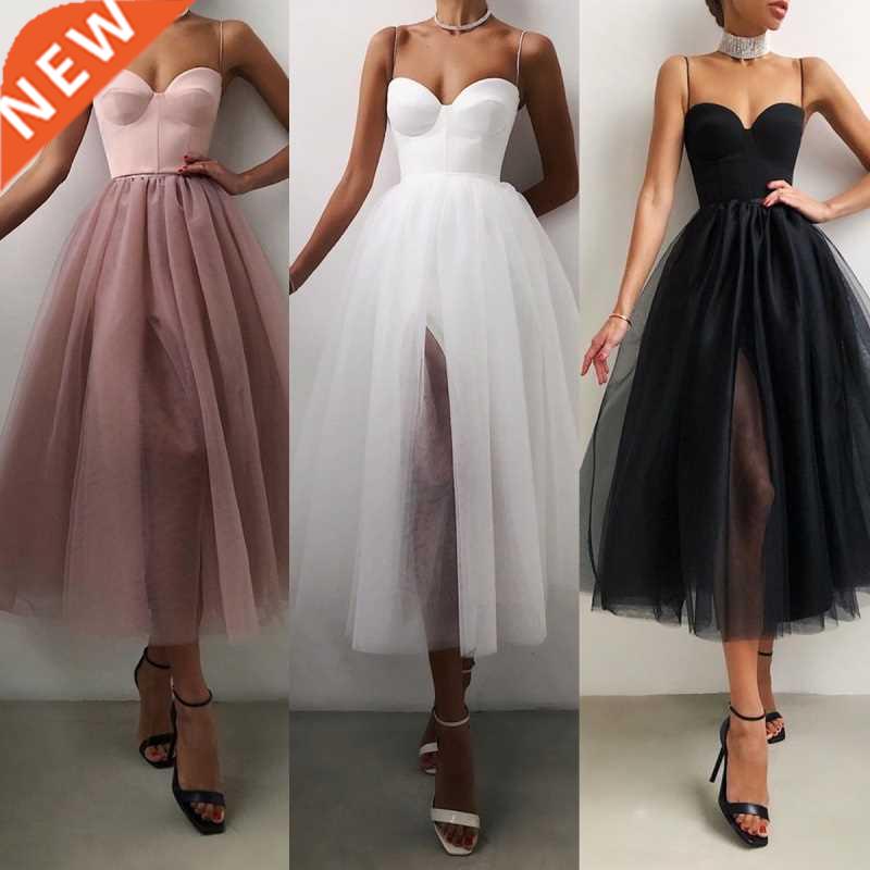 Clothing Women Dress dresses Night Club Party Sundress red图片