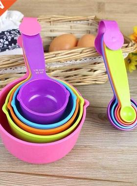 5pcs/set Measurng Spoons Colorful Plastc Measure Spoon Us