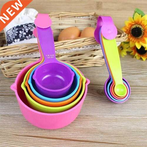 5pcs/set Measurng Spoons Colorful Plastc Measure Spoon Us