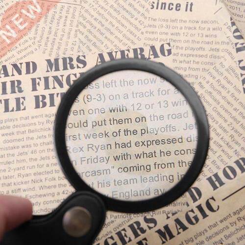 10X Portable Pocket Magnifier Foldable Read Jewelry Magnifyi
