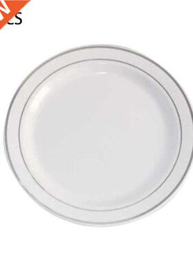 6pcs Dinner Plate Charger Dish Nordic Fruit Dessert Round