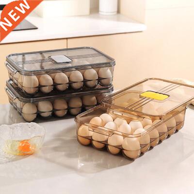 Egg Storage Box Refrgerator Covered Fresh-keepng Box