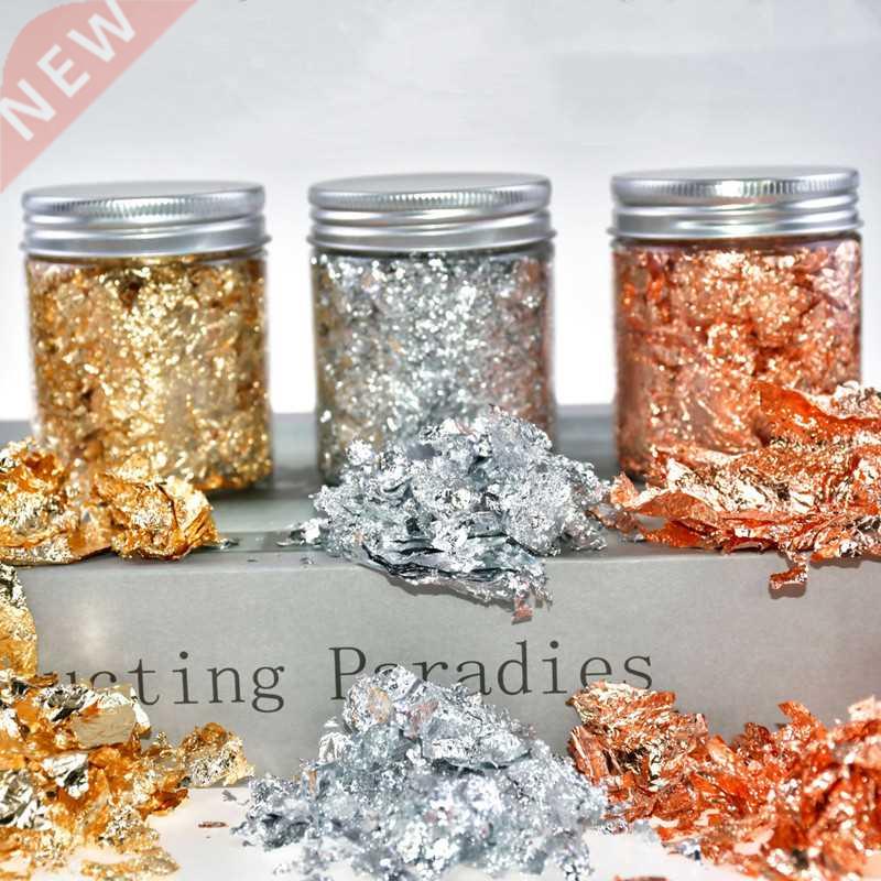 g Imitation Gold Sliver Copper Foil Sequins Glitters Craft