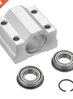 10mm Slide Bushing Block With 2 Bearings for No Power Spindl