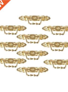 10PCS Antique Handle Zinc Alloy Drawer Door Knobs Golden