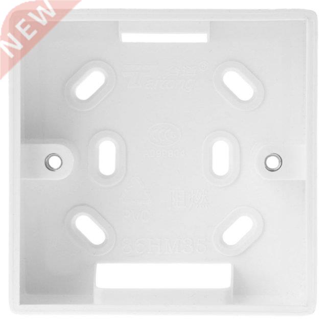 86*86mm Wall Mounted Junction Box for Thermostat White Color