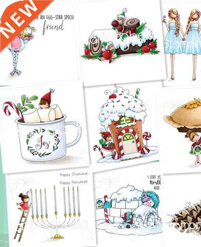 Character Design Transparent Silicone Clear Rubber Stamp She