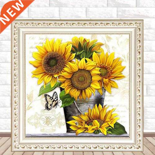 5D Diamond Painting  Square Sunflower Embroidery Mosaic