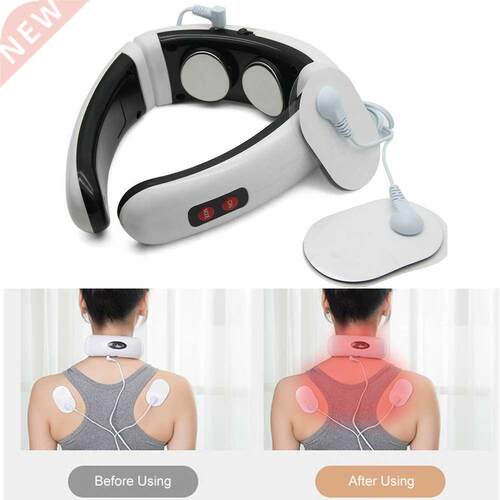 Electric Pulse Back and Neck Massager Far Infrared with Heat