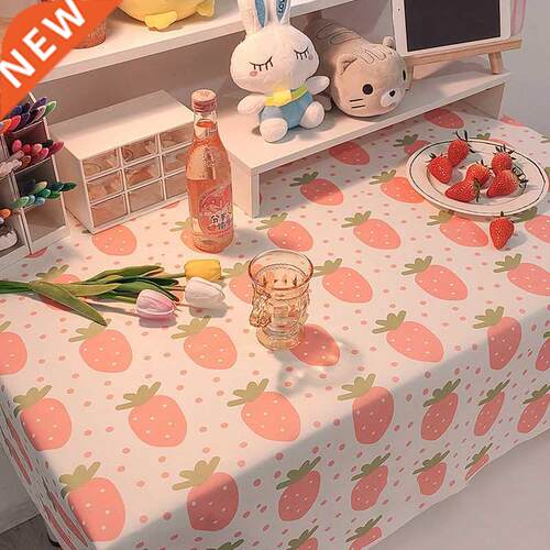 Ins Table Cloth 200cm Plaid Desk Cloth Tea Table Cloth Writi