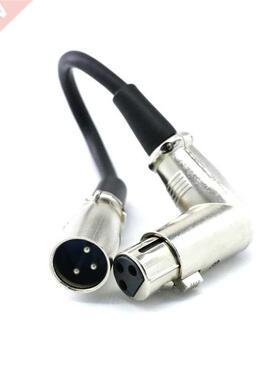 XLR Right Angle 90 Degree Female to Straight Male Cable Mic