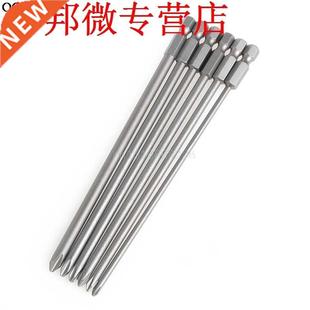 6Pcs/Set Cross Head Screwdriver Bit 1/4'' Shank 150mm Long S