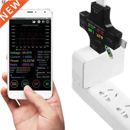 Multifunctional Color TFT USB Tester Type-C PD Digital Voltm