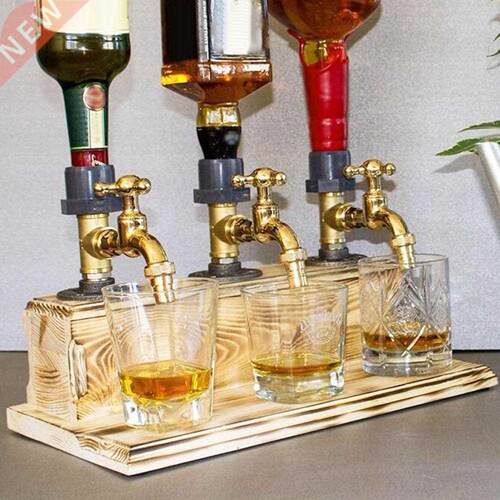 Wine Dispenser Beer Wine Pourers Divider Innovative Wood