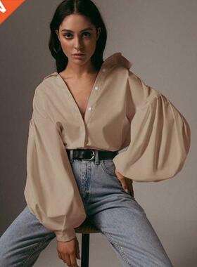 Ladies Shirts Spring Women's Elegant Blouse 2020 Autumn Lon