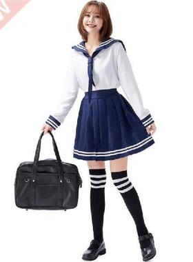 Navy Style Japanese Student Uniform Modified JK Sailor