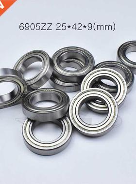 1pcs 6905ZZ 25*42*9(mm) chrome steel Metal Sealed High spee