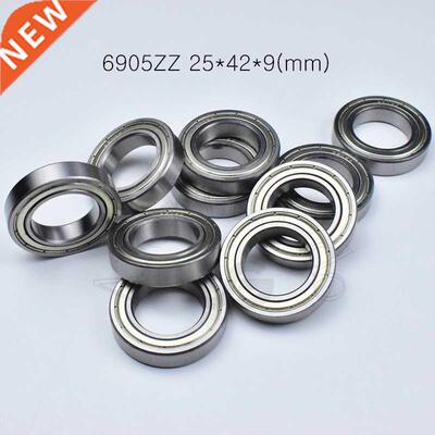1pcs 6905ZZ 25*42*9(mm) chrome steel Metal Sealed High spee