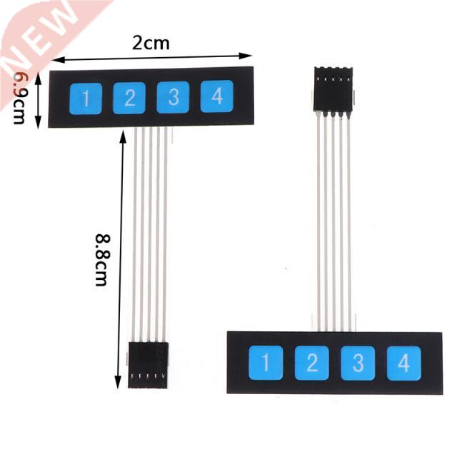 5pcs 1x4 4 Key Matrix Membrane Switch Keypad Keyboard Contro