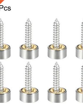 8pc Mirror Screws Glass Furniture Nails Table Mirror Wardrob