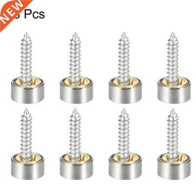 8pc Mirror Screws Glass Furniture Nails Table Mirror Wardrob