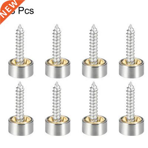 8pc Mirror Screws Glass Furniture Nails Table Mirror Wardrob