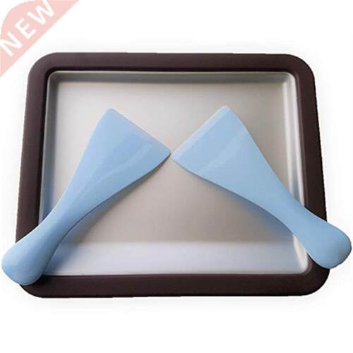 SANQ Rolled Ice Cream Maker, Rectangle Anti Griddle Pan with