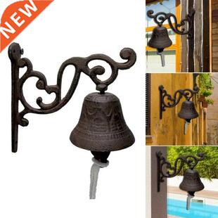 1Pcs Vintage Door Bell Iron Metal Rustic Wall Mounted Doorbe