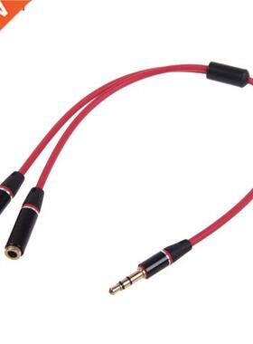 .5mm casque stéréo Audio mâle à 2