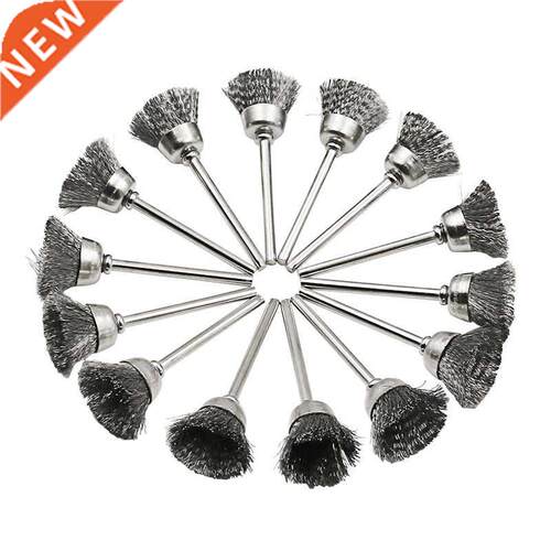 45pcs mn rotary stanless steel wre wheel wre brush smal