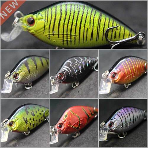 wLure 6.4cm 7g Crankbait Wobbler Hard Bait Carp Fly Fishing