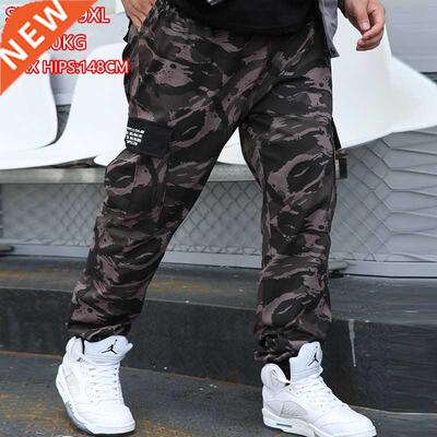 Camouflage Cargo Pants 8XL Joggers Militar Men Trousers Hip