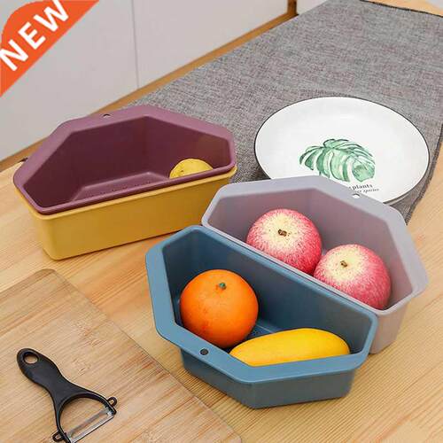 Home Sink Drain Basket Storage Organizer Friut Basket