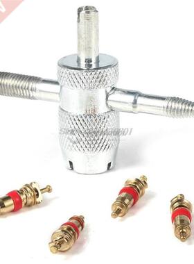 4 Way Tyre Valve Repair Remover Tool Car Bike Tire Accessory