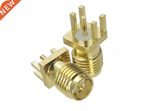 1Pcs Connector RP-SMA RPSMA Female Plug Solder PCB Edge Clip