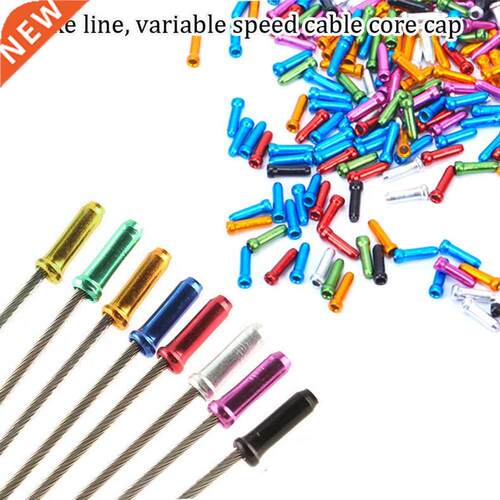 50Pcs Aluminum Alloy Bicycle Cable End Caps MTB Road Bike Br