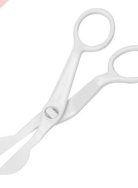 Plastic Scissors for Cream Flower Transfer Flower Tray Fonda