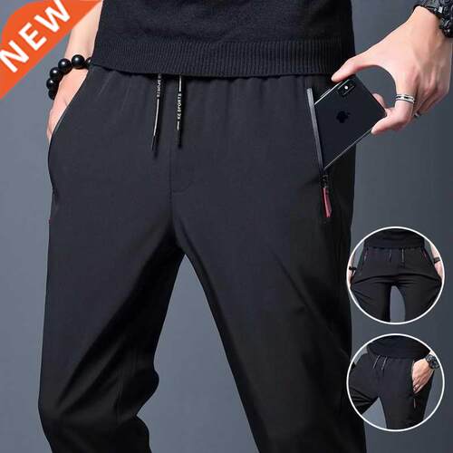 Trousers white Cargo pants men for Male Fat Cotton plus size