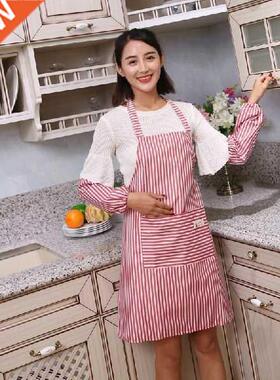 1PC Woen Apron with Pockets and Oversleeves Waterproof