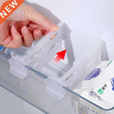 4Pcs Extendable Refrigerator Partition Fridge Plastic Divide